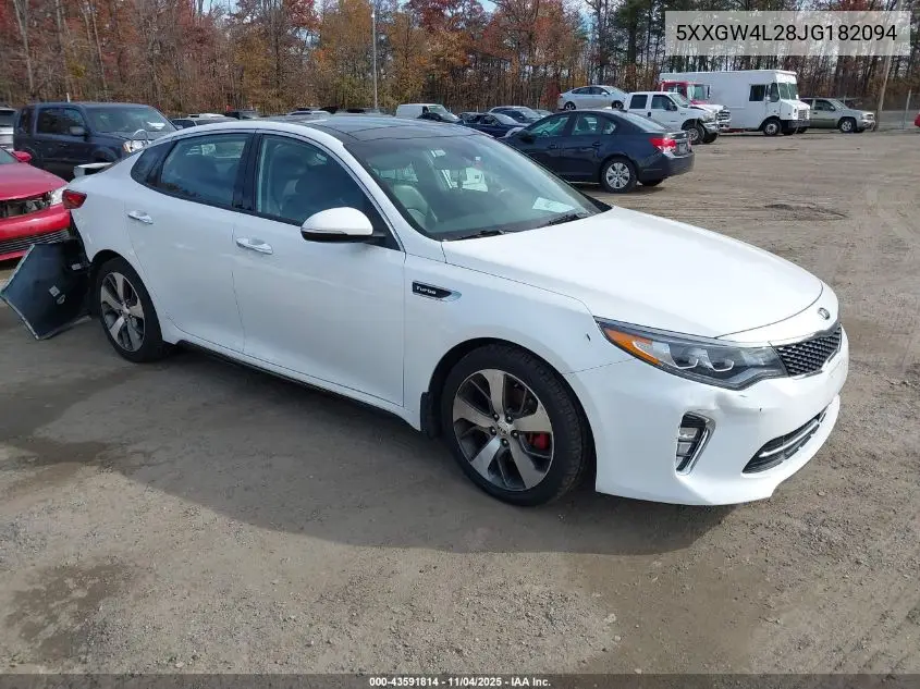 5XXGW4L28JG182094 2018 Kia Optima Sx Turbo