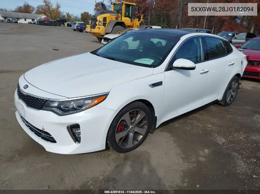 5XXGW4L28JG182094 2018 Kia Optima Sx Turbo