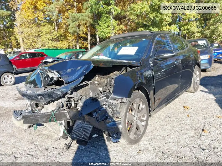 5XXGW4L27JG200665 2018 Kia Optima Sx Turbo