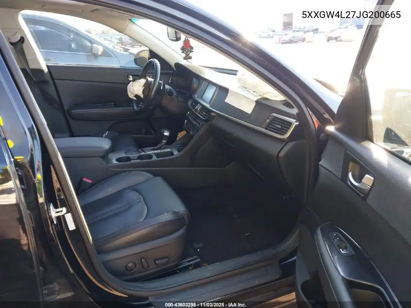 5XXGW4L27JG200665 2018 Kia Optima Sx Turbo