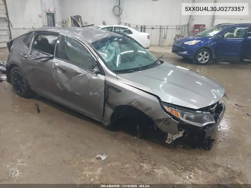 5XXGU4L30JG273357 2018 Kia Optima Ex