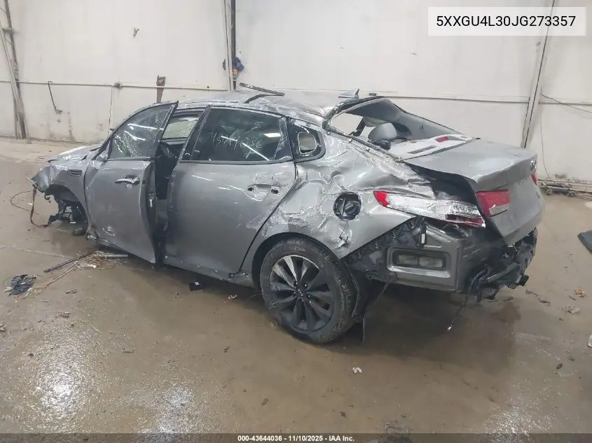5XXGU4L30JG273357 2018 Kia Optima Ex