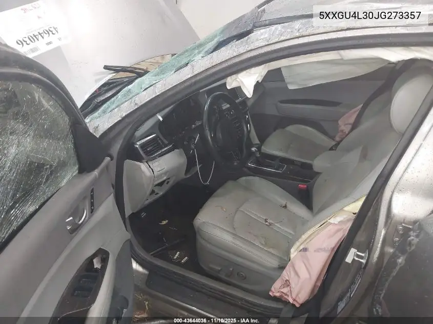 5XXGU4L30JG273357 2018 Kia Optima Ex