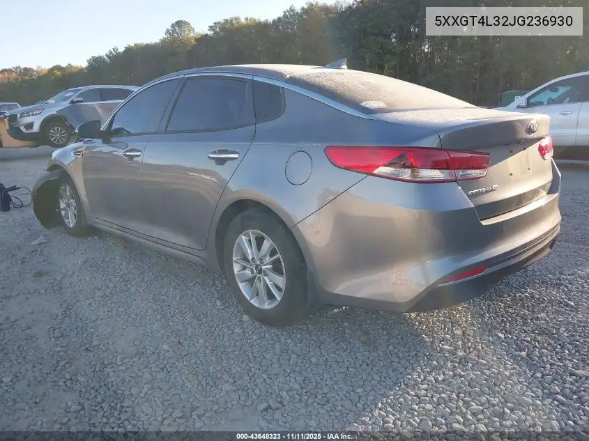 5XXGT4L32JG236930 2018 Kia Optima Lx