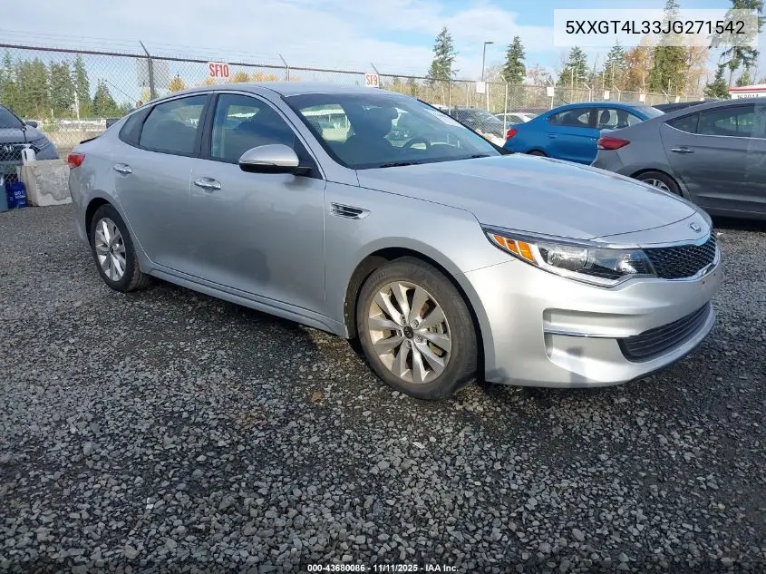 5XXGT4L33JG271542 2018 Kia Optima Lx