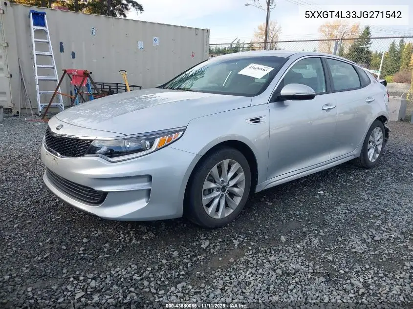 5XXGT4L33JG271542 2018 Kia Optima Lx