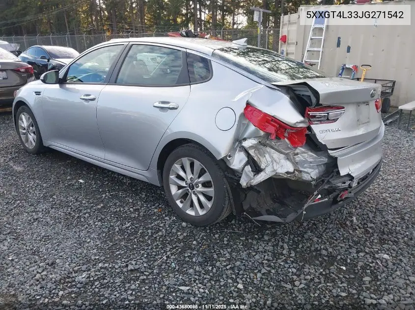 5XXGT4L33JG271542 2018 Kia Optima Lx