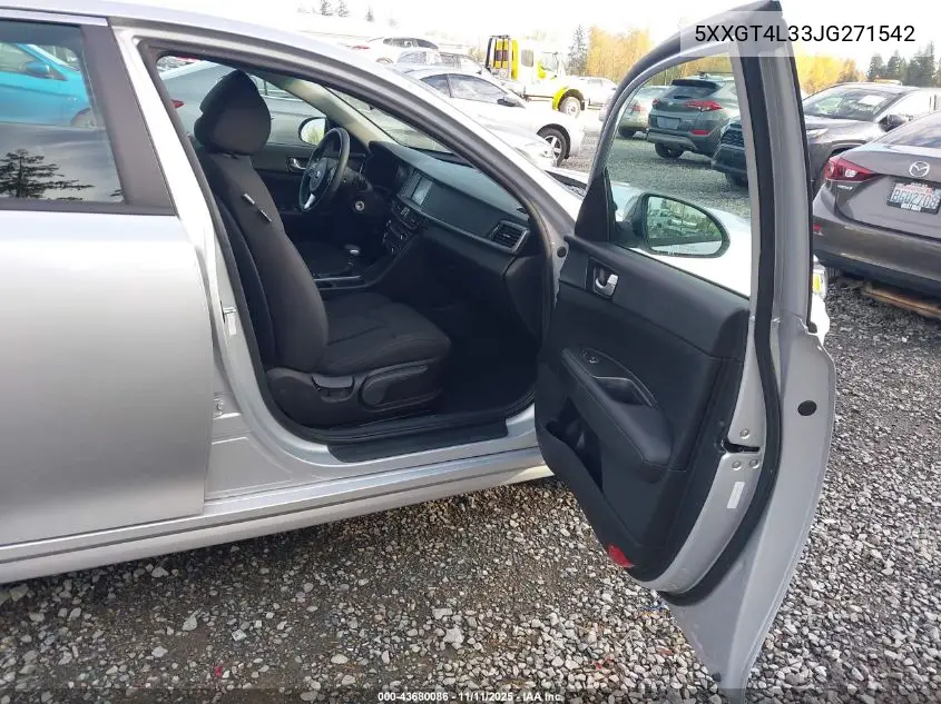 5XXGT4L33JG271542 2018 Kia Optima Lx