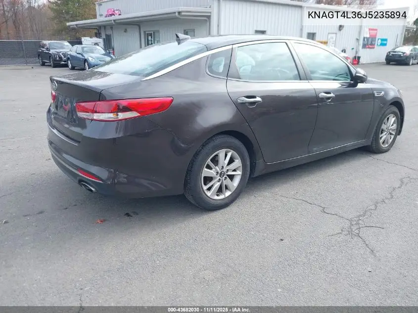 KNAGT4L36J5235894 2018 Kia Optima Lx