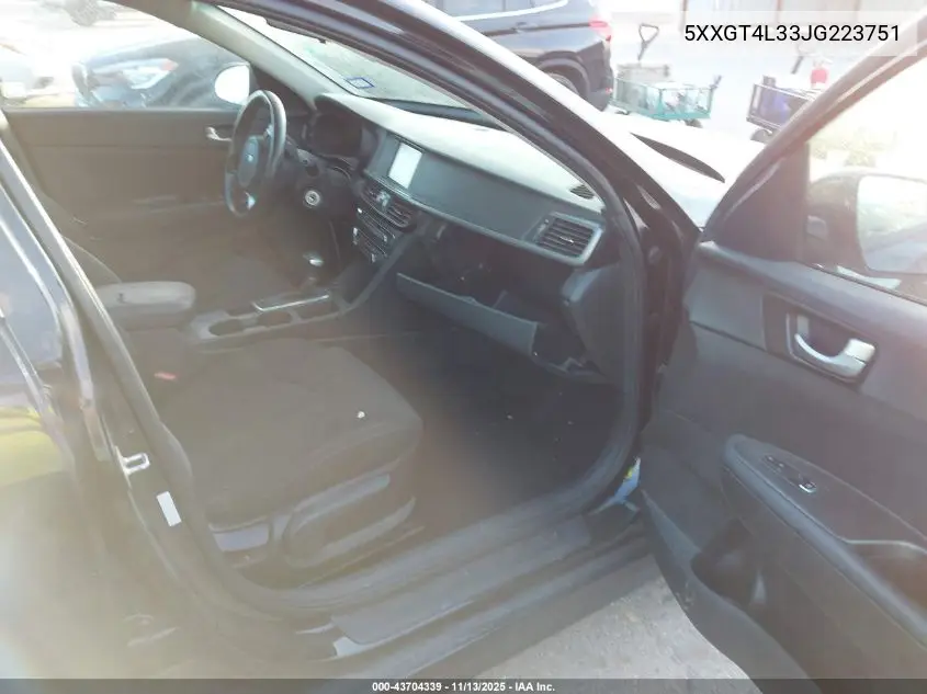 5XXGT4L33JG223751 2018 Kia Optima Lx