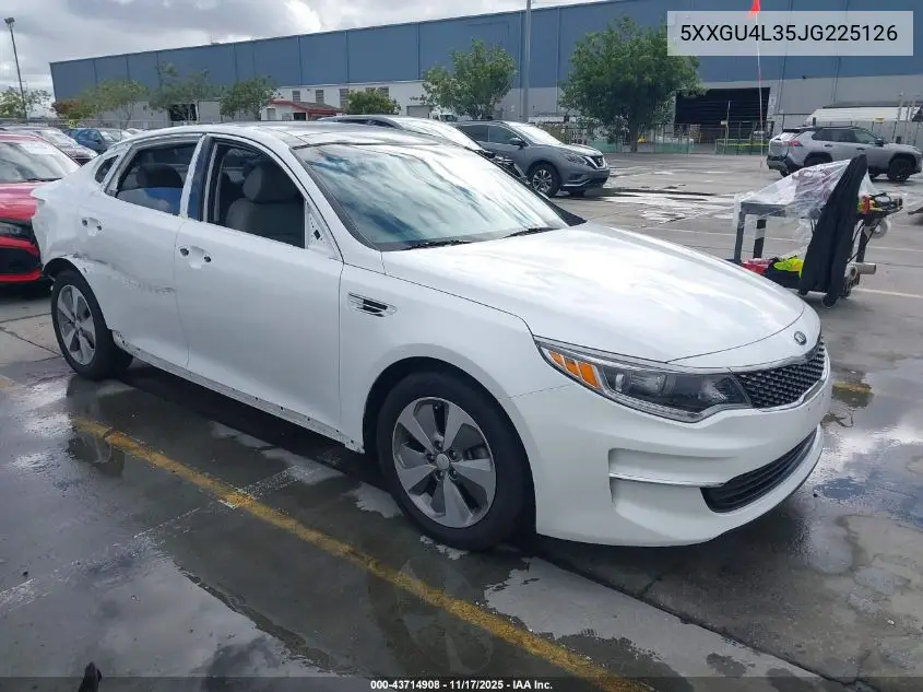 5XXGU4L35JG225126 2018 Kia Optima Ex