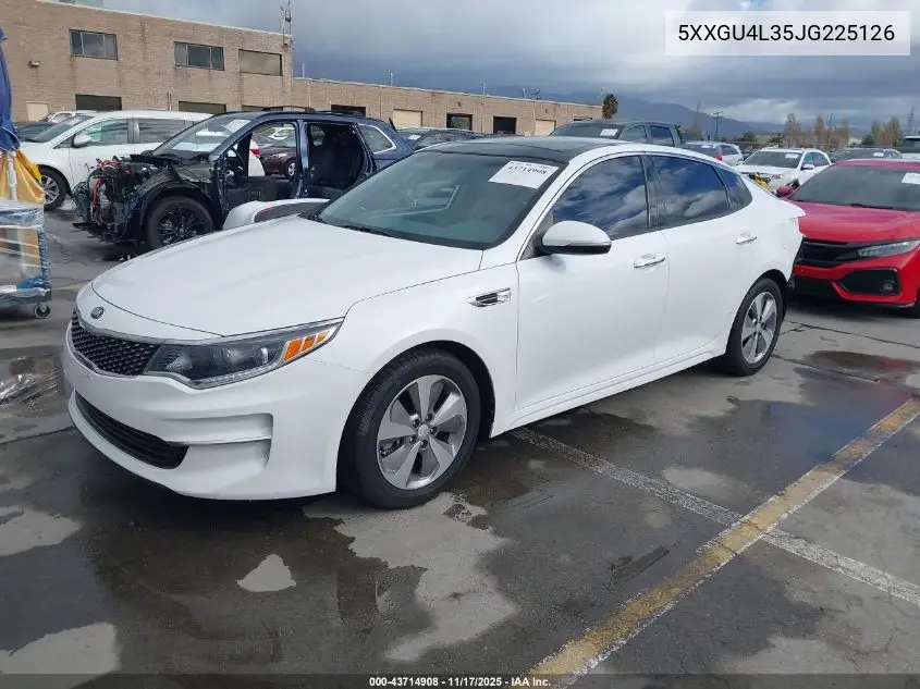 5XXGU4L35JG225126 2018 Kia Optima Ex