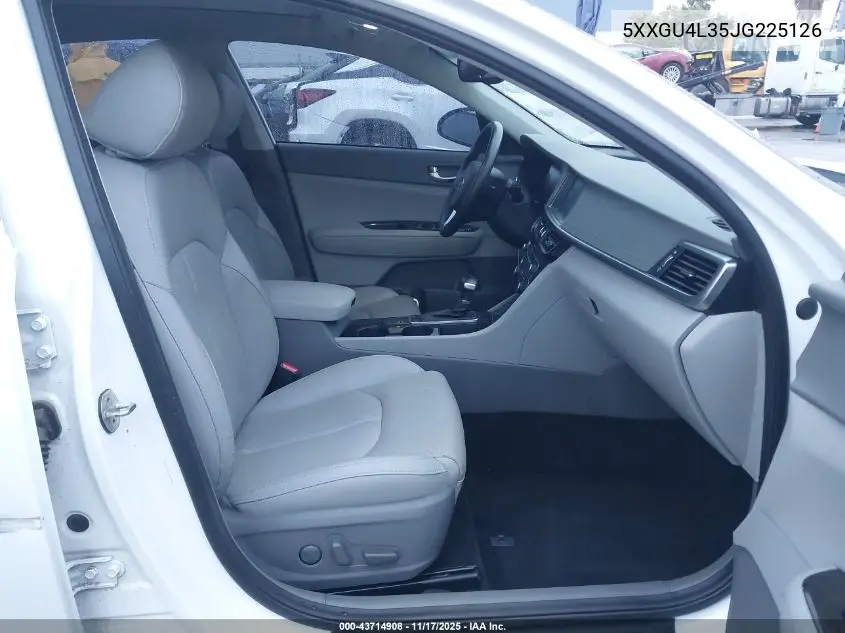 5XXGU4L35JG225126 2018 Kia Optima Ex