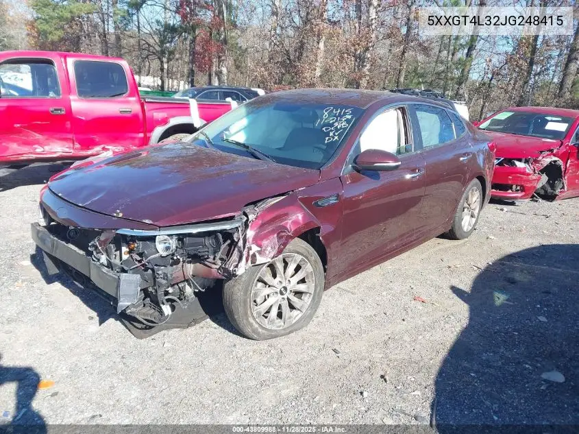 5XXGT4L32JG248415 2018 Kia Optima Lx