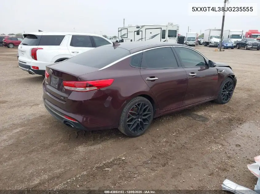 5XXGT4L38JG235555 2018 Kia Optima Lx