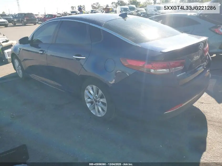 5XXGT4L33JG221286 2018 Kia Optima S