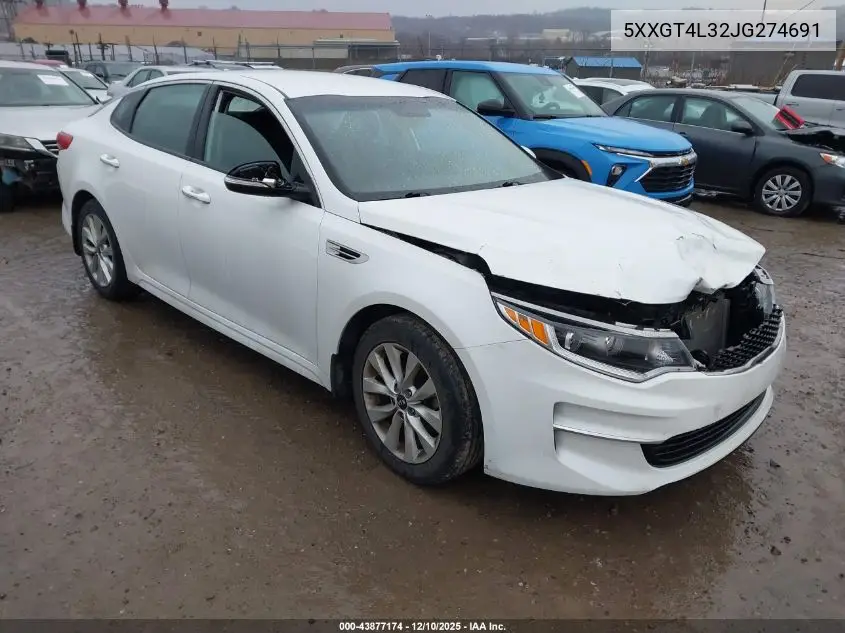 5XXGT4L32JG274691 2018 Kia Optima Lx