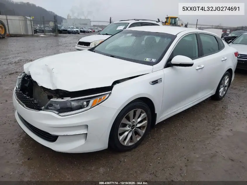 5XXGT4L32JG274691 2018 Kia Optima Lx