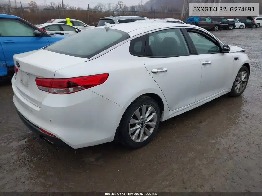 5XXGT4L32JG274691 2018 Kia Optima Lx