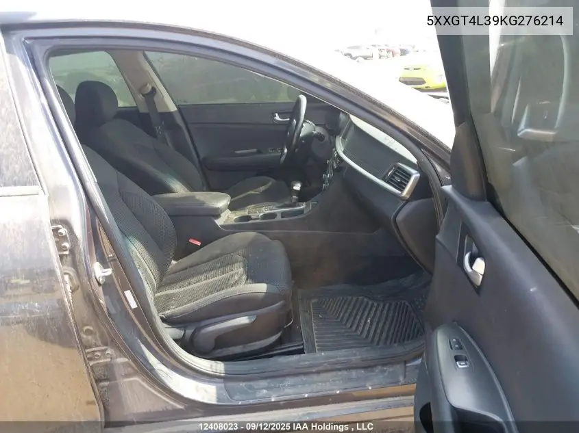 5XXGT4L39KG276214 2019 Kia Optima