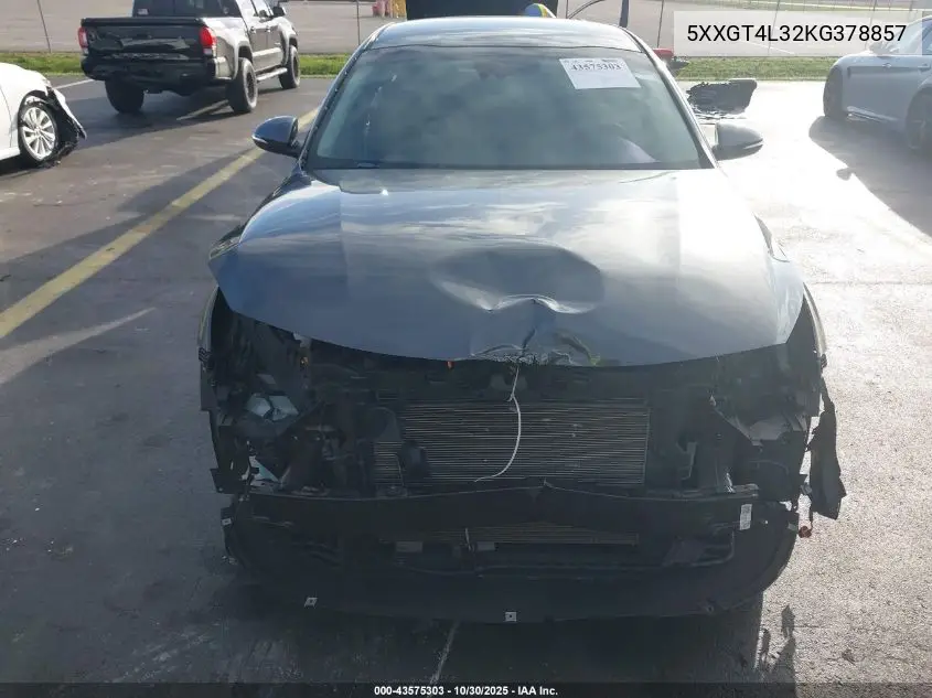 5XXGT4L32KG378857 2019 Kia Optima Lx