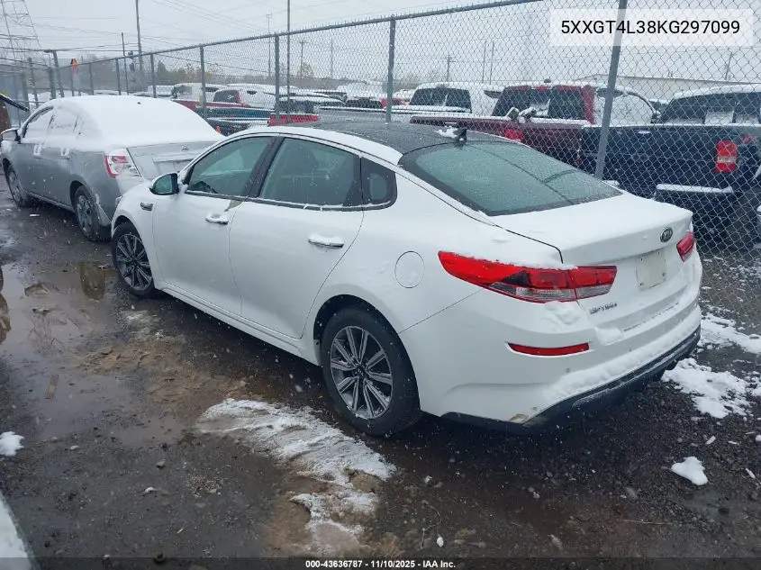 5XXGT4L38KG297099 2019 Kia Optima Lx