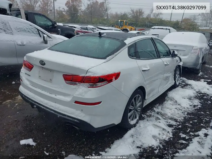 5XXGT4L38KG297099 2019 Kia Optima Lx
