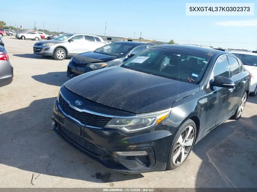 5XXGT4L37KG302373 2019 Kia Optima S