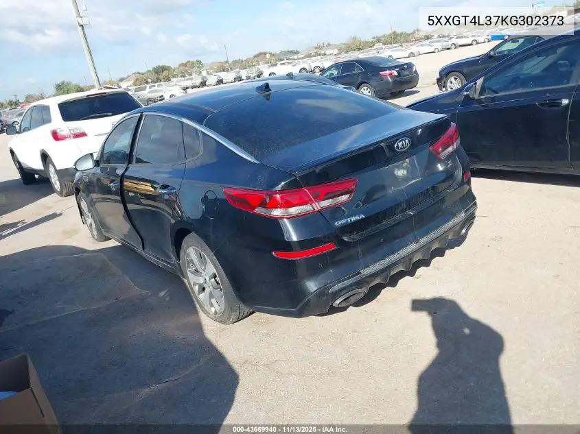 5XXGT4L37KG302373 2019 Kia Optima S