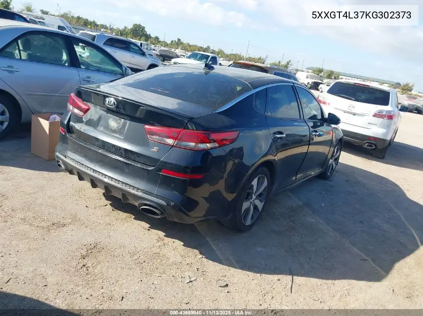 5XXGT4L37KG302373 2019 Kia Optima S