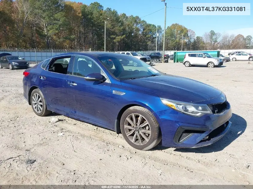 5XXGT4L37KG331081 2019 Kia Optima Lx
