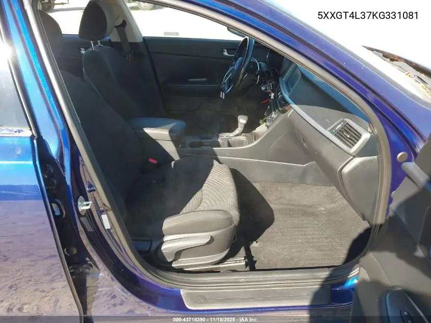 5XXGT4L37KG331081 2019 Kia Optima Lx