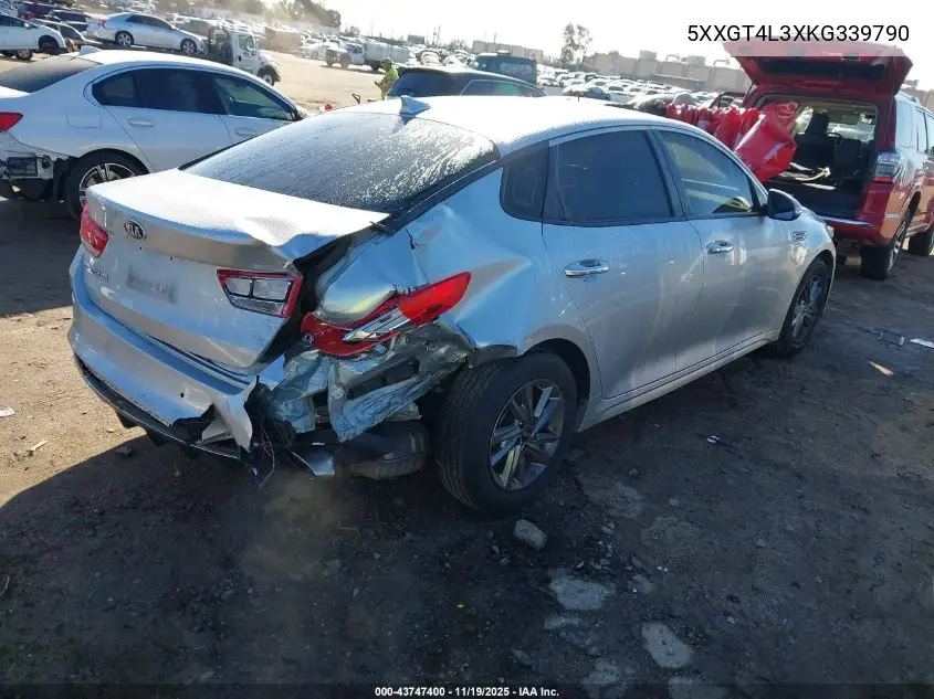 5XXGT4L3XKG339790 2019 Kia Optima Lx