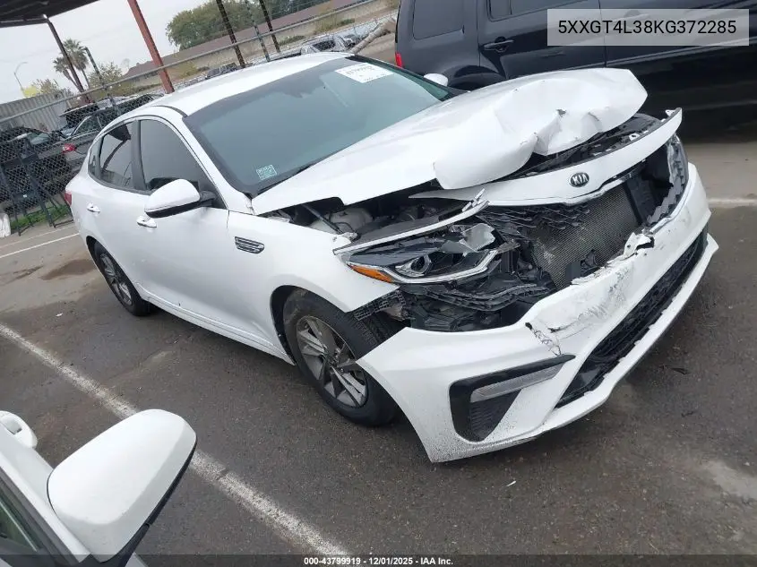 5XXGT4L38KG372285 2019 Kia Optima Lx