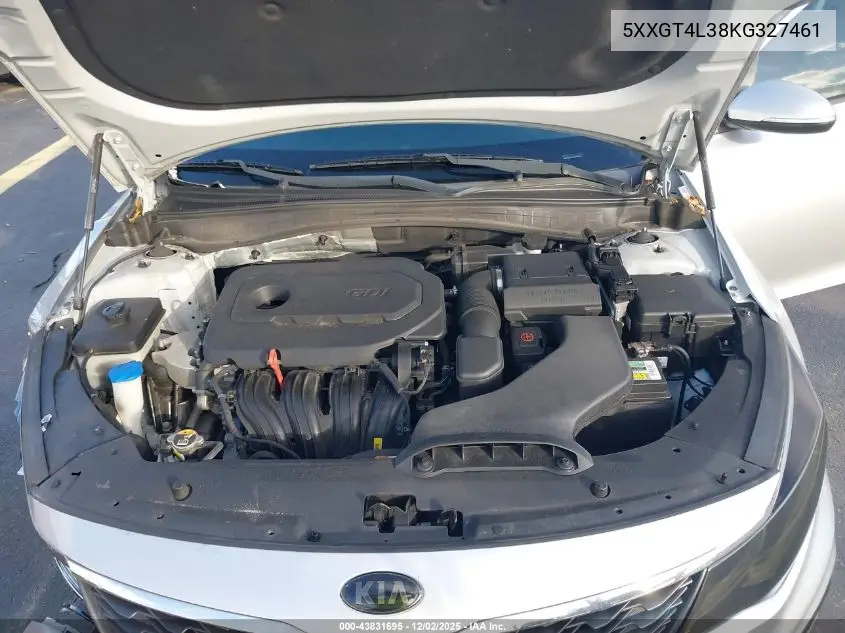 5XXGT4L38KG327461 2019 Kia Optima Lx