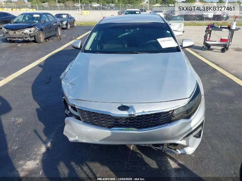 5XXGT4L38KG327461 2019 Kia Optima Lx