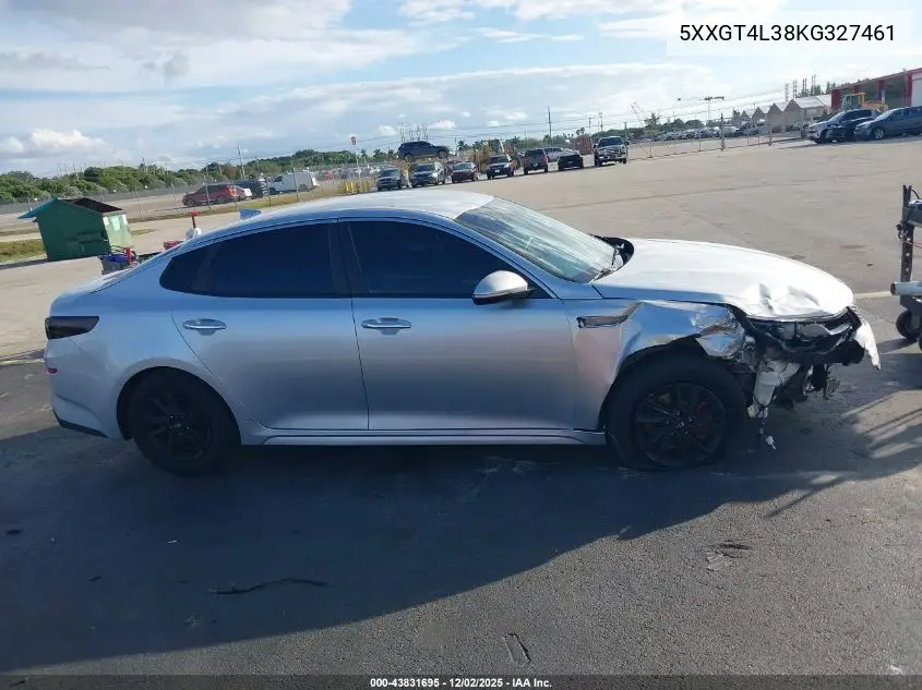 5XXGT4L38KG327461 2019 Kia Optima Lx