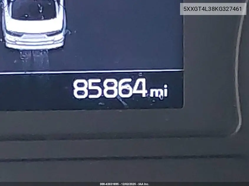 5XXGT4L38KG327461 2019 Kia Optima Lx