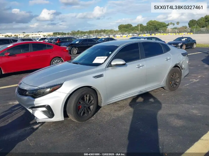 5XXGT4L38KG327461 2019 Kia Optima Lx