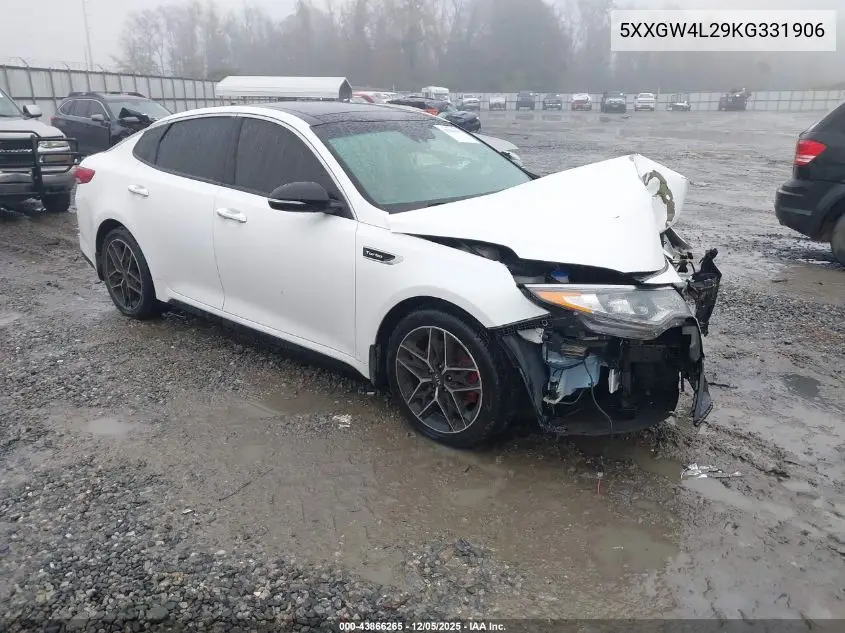 5XXGW4L29KG331906 2019 Kia Optima Sx Turbo