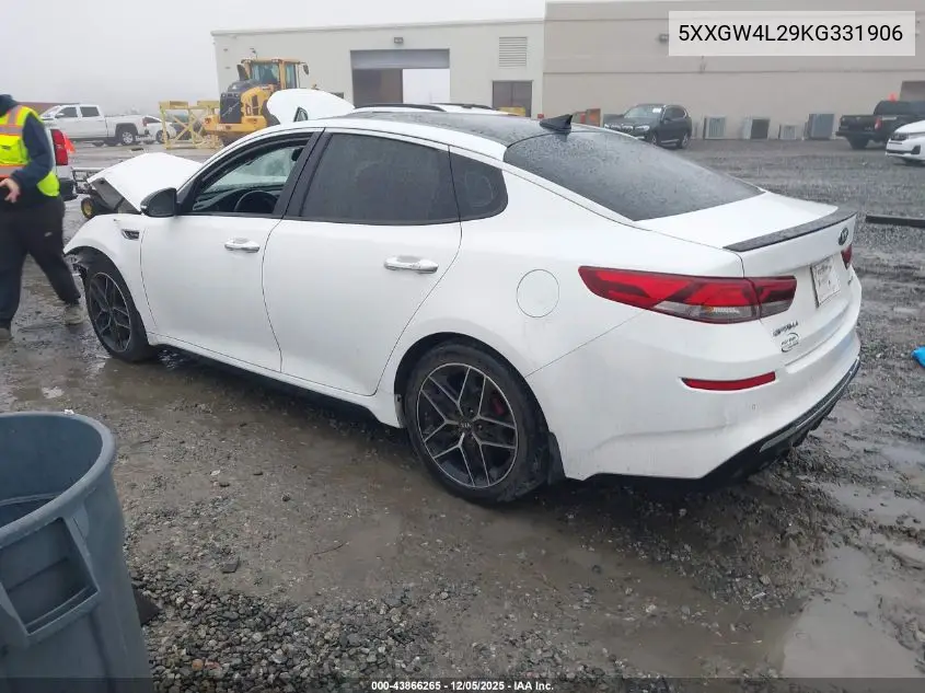 5XXGW4L29KG331906 2019 Kia Optima Sx Turbo