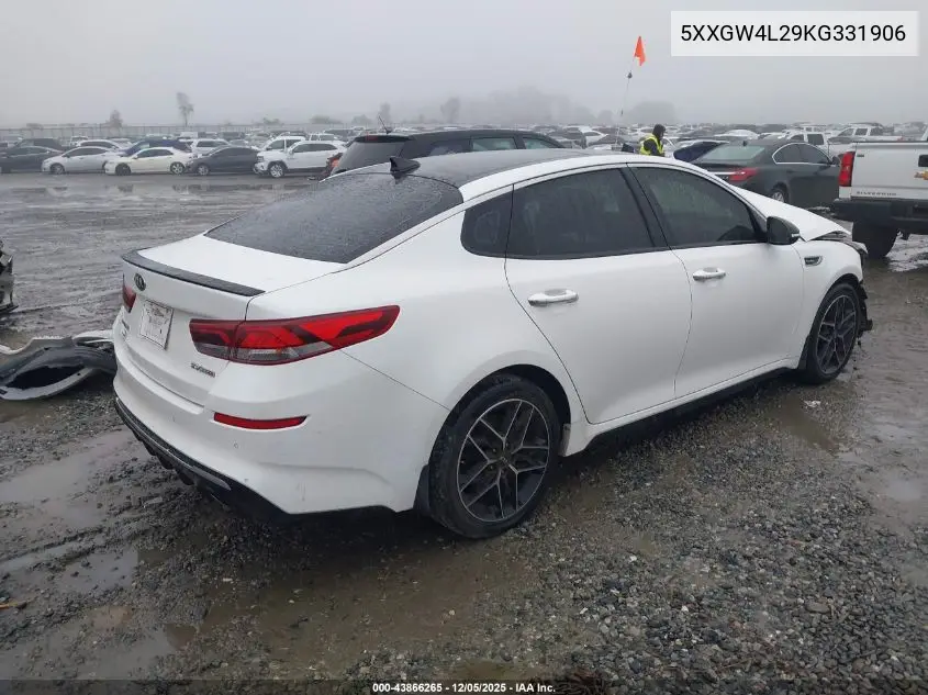 5XXGW4L29KG331906 2019 Kia Optima Sx Turbo
