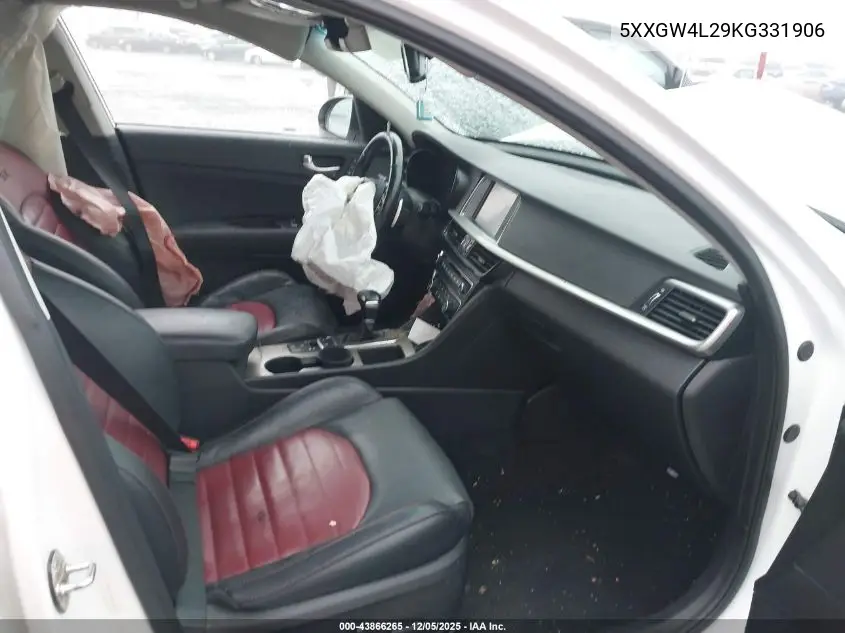 5XXGW4L29KG331906 2019 Kia Optima Sx Turbo