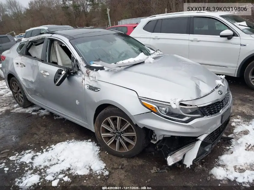 5XXGT4L39KG319806 2019 Kia Optima Lx
