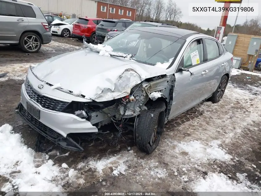5XXGT4L39KG319806 2019 Kia Optima Lx
