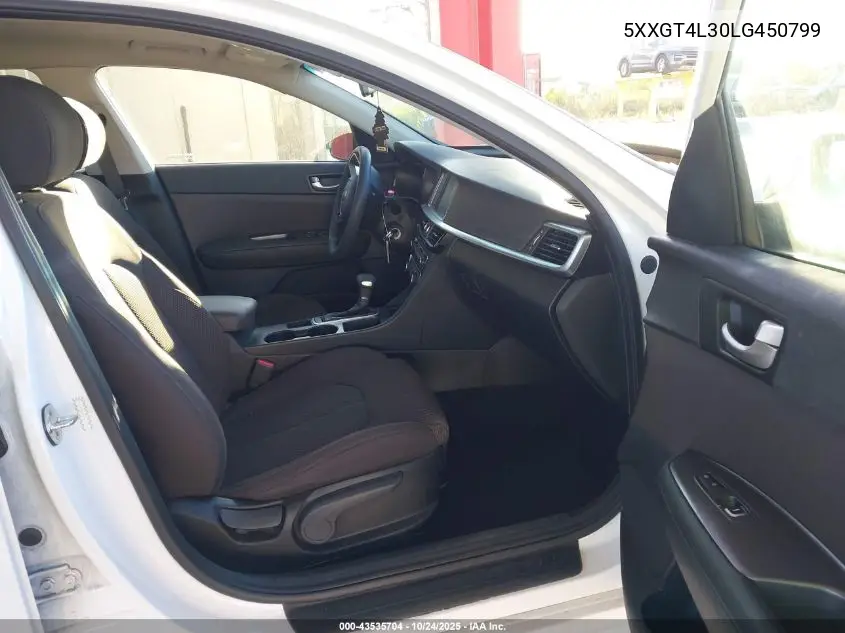 5XXGT4L30LG450799 2020 Kia Optima Lx