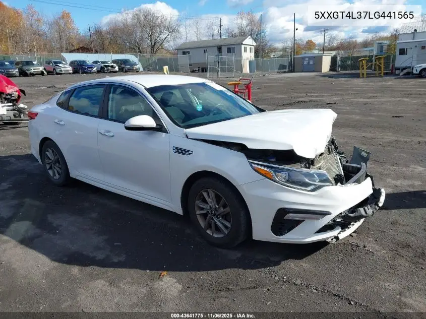 5XXGT4L37LG441565 2020 Kia Optima Lx