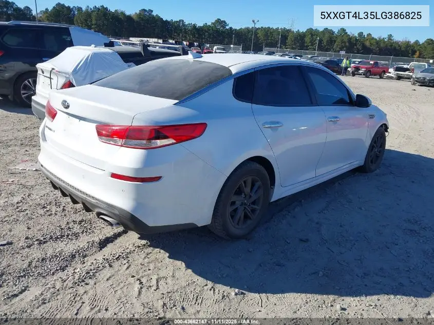 5XXGT4L35LG386825 2020 Kia Optima Lx