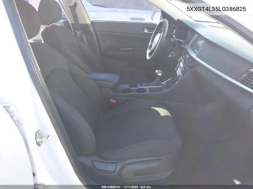 5XXGT4L35LG386825 2020 Kia Optima Lx