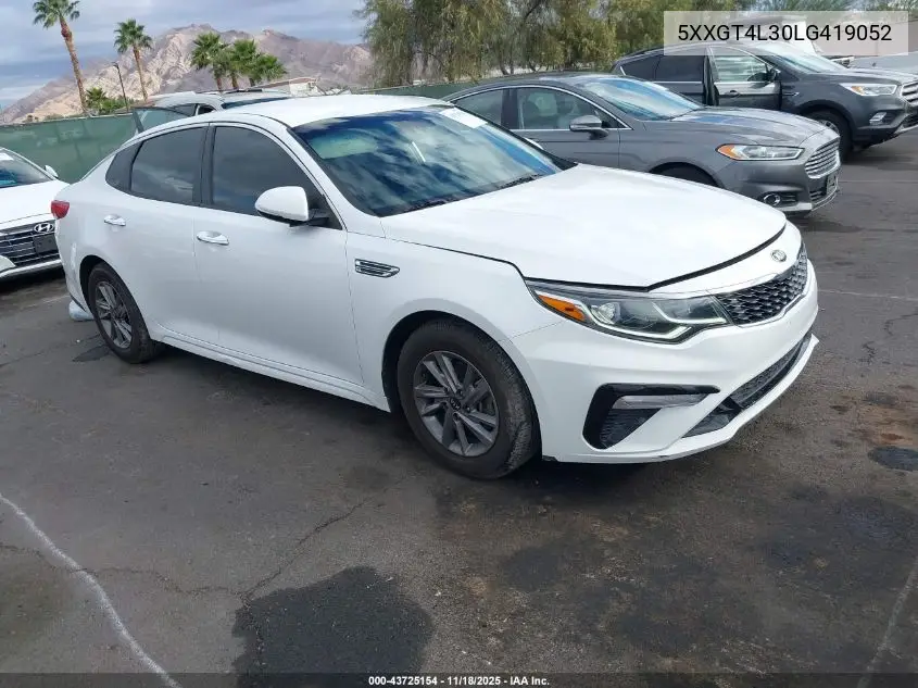 5XXGT4L30LG419052 2020 Kia Optima Lx
